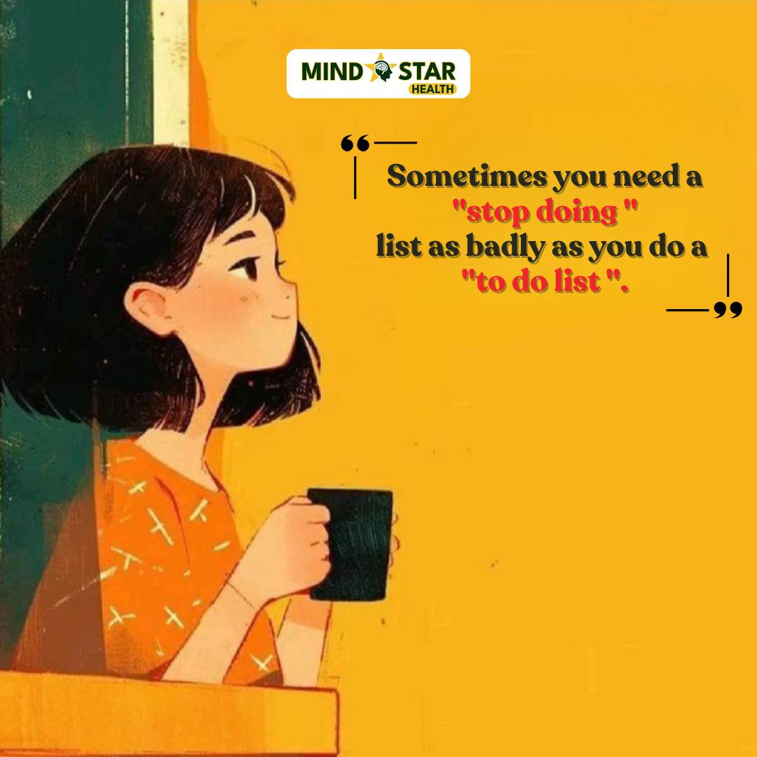 You need a “stop doing” list