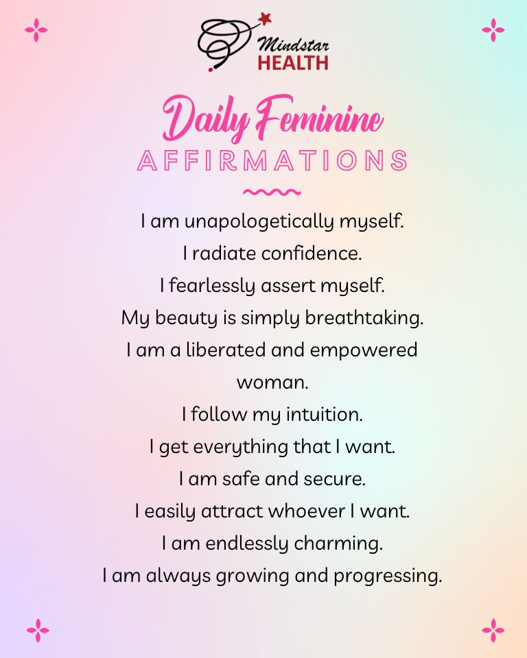 Daily feminine affirmations