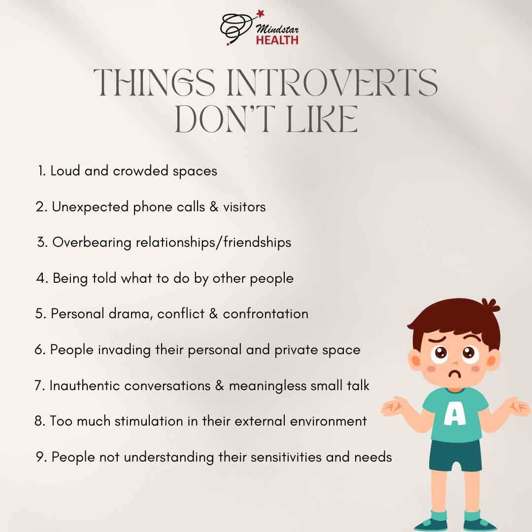 Things introverts don’t like