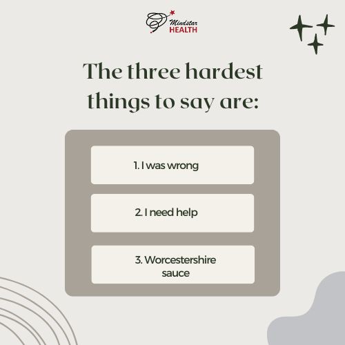 Three Hardest things to say
